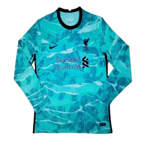 Liverpool Fodboldtrøjer Udebanesæt 2020/21 Langærmet Liverpool Fodboldtrøjer Udebanesæt 2020/21 Langærmet